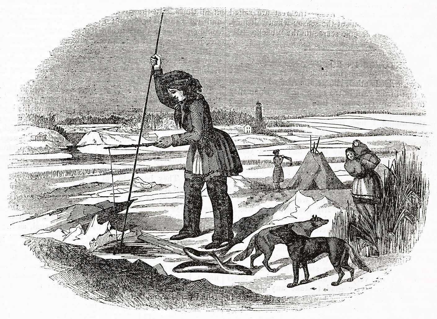 The History of Ice Fishing - Ambush Skid Houses