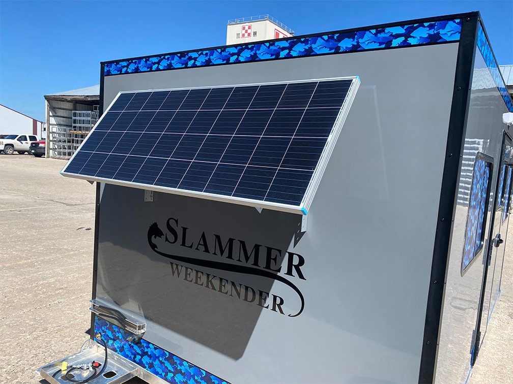 200 watt solar panel on Weekender