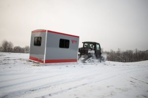 Skid House on Ice