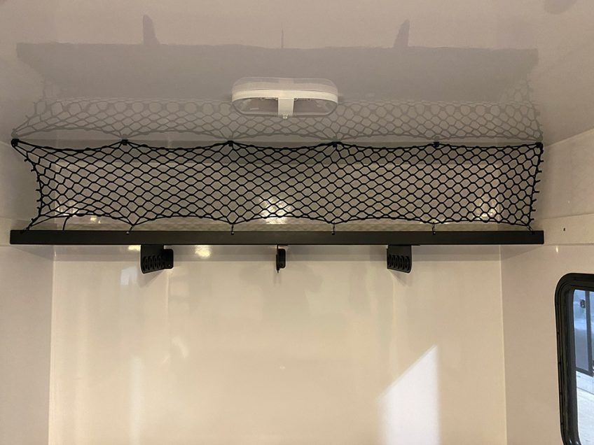 Shelf with Netting Ambush Skid Houses