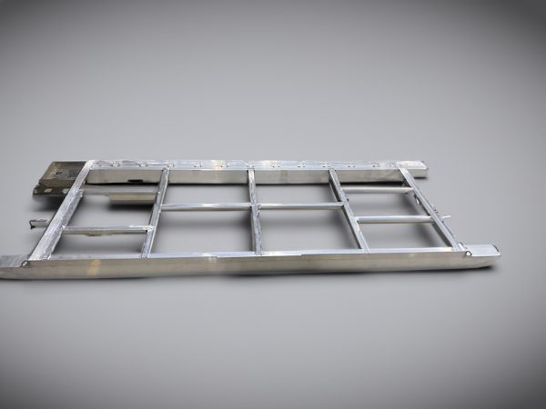 Chassis on a gray background