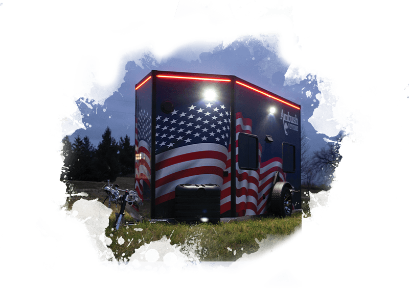 American Flag Venture Splatter