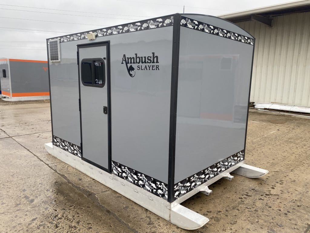 Exterior Ice Fishing Trailer
