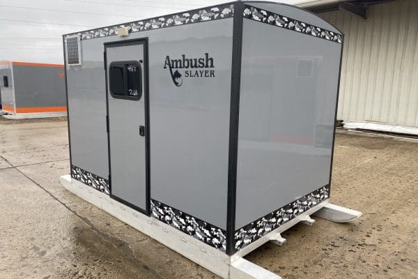 Exterior Ice Fishing Trailer