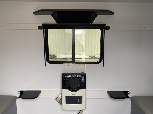 Inside Ice Fishing Trailer