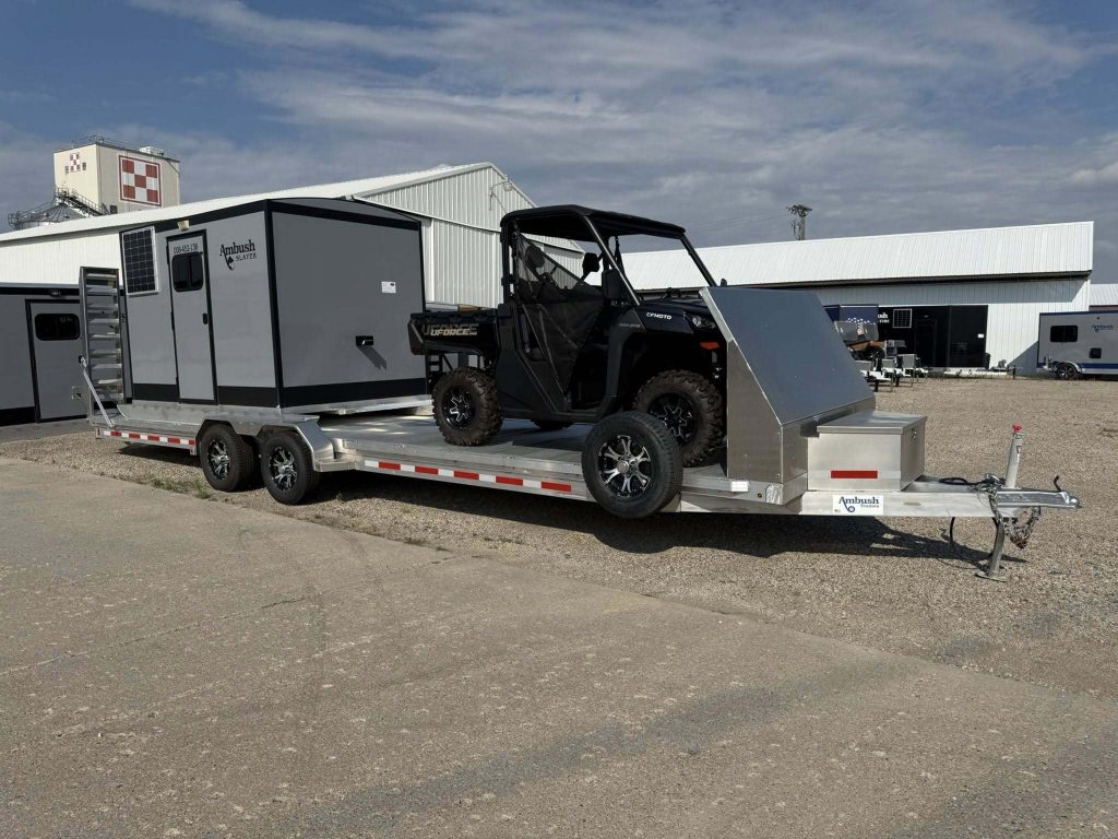 Skid House on Trailer
