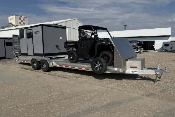 Skid House on Trailer