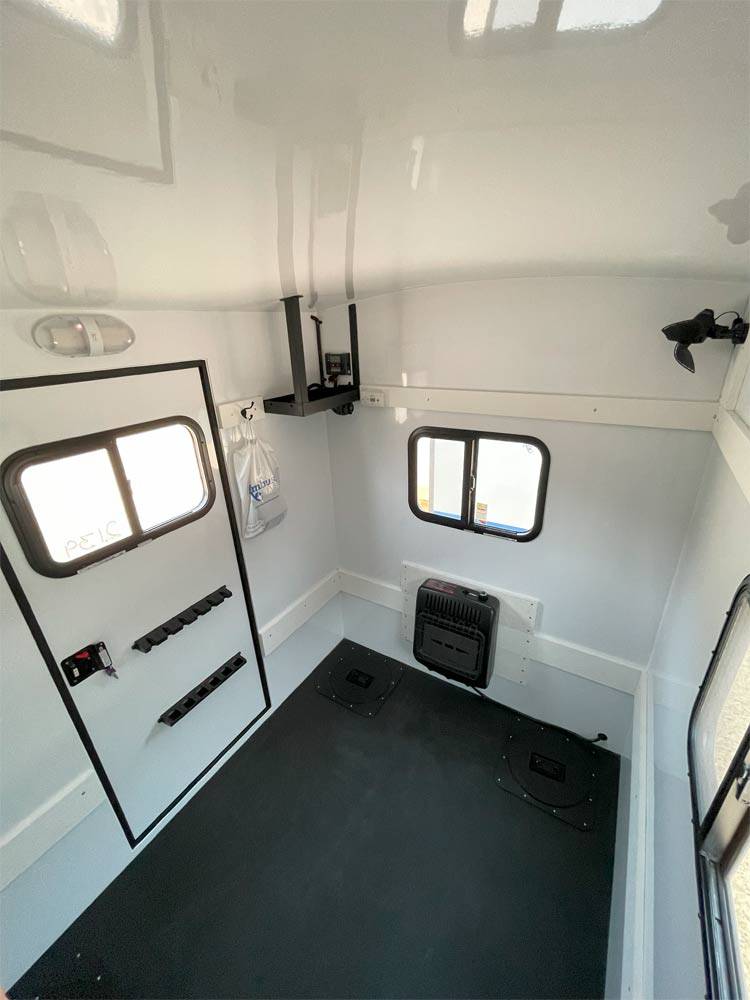 Interior of Stryker 4H-P in white