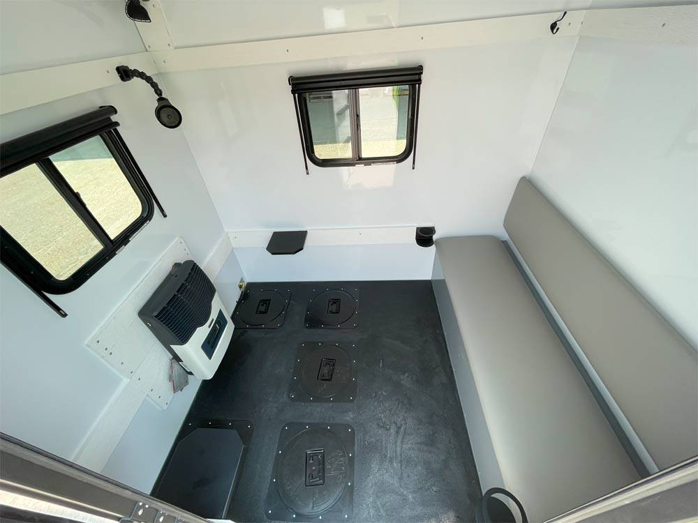 Interior of Stryker 4H in white