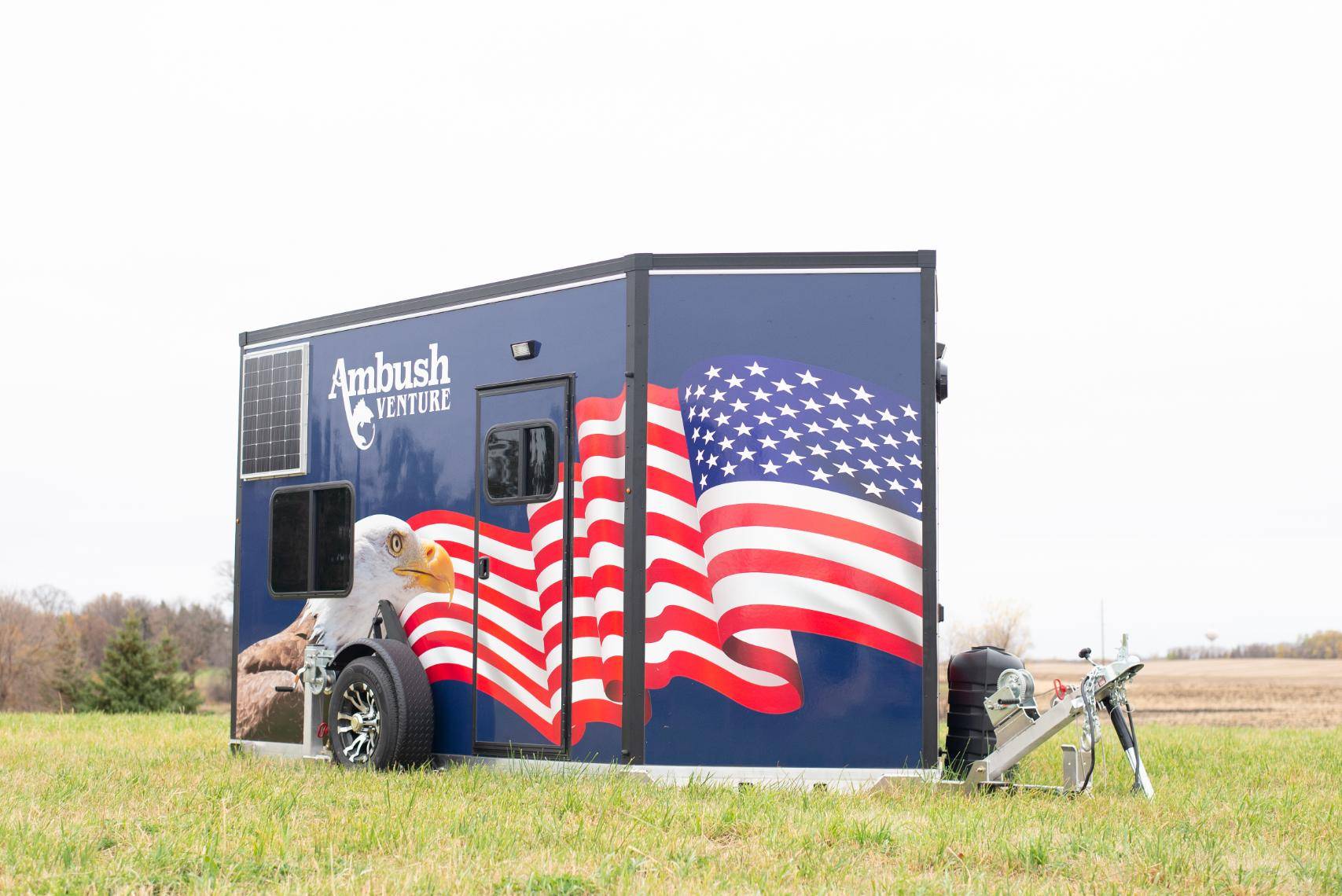 Venture american flag exterior