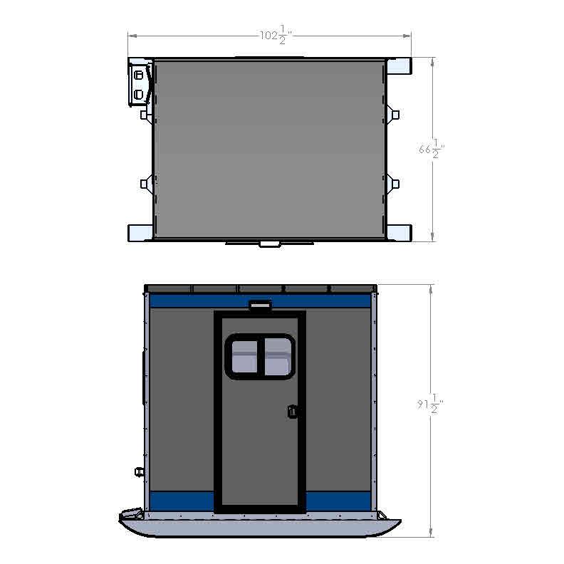 Stryker Top front Dimensions