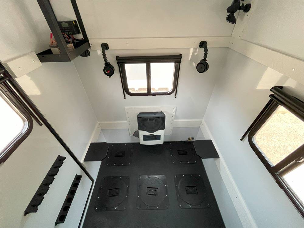 Interior of Stryker 4H in white