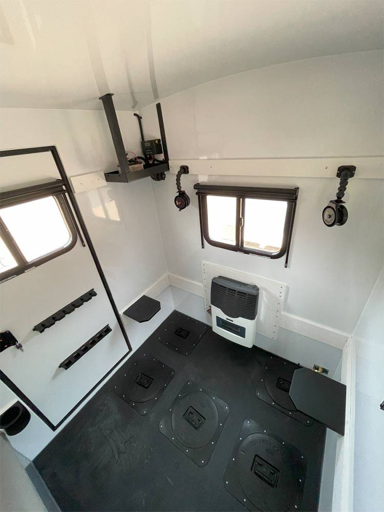 Interior of Stryker 4H in white