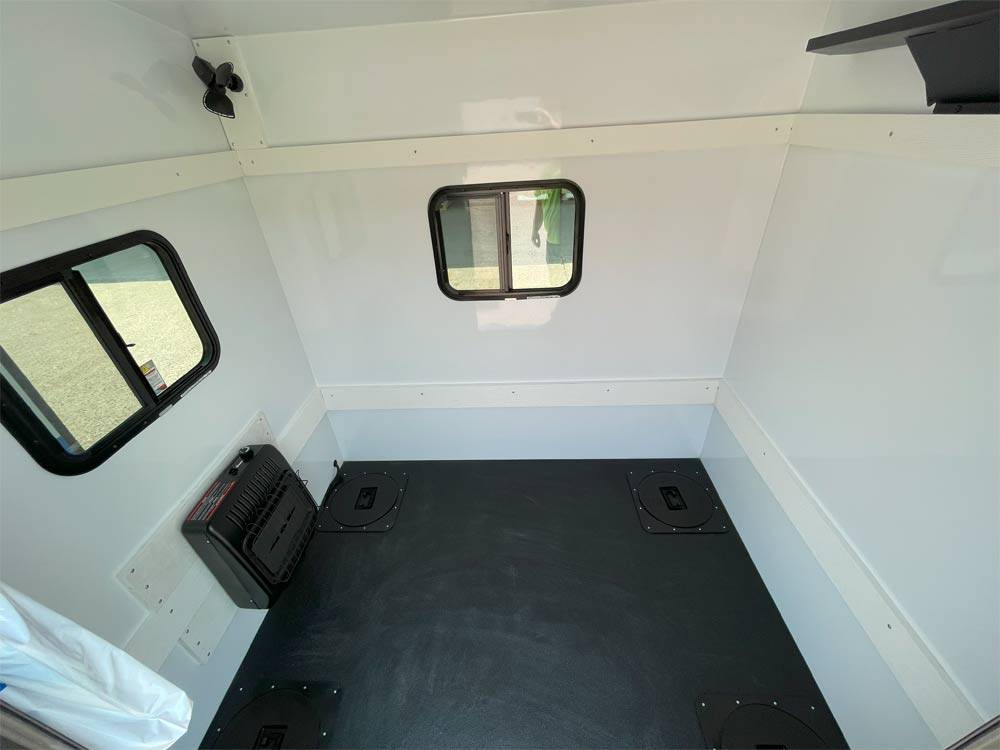 Interior of Stryker 4H-P in white