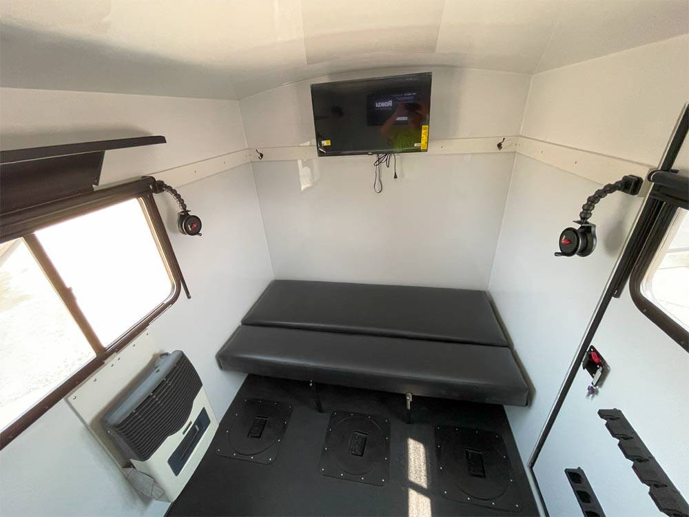 Interior of Slayer 6H-C with TV
