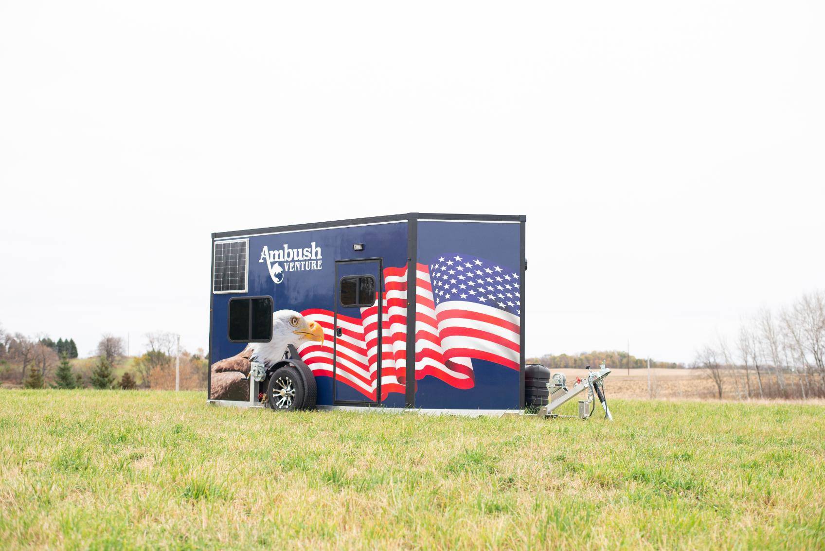 Venture american flag exterior