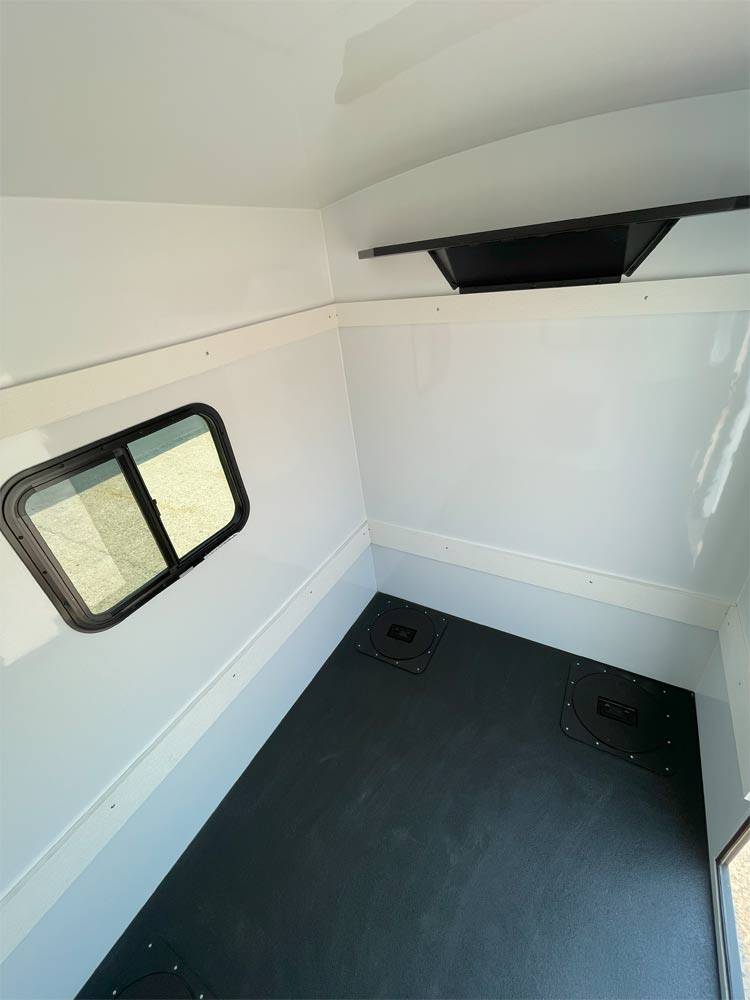 Interior of Stryker 4H-P in white